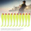 50 Silicone Fishing Lures, Paddle Tail 16