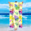 Ocean Beach Terry Towel with Dolphin Print 1