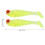 50 Silicone Fishing Lures, Paddle Tail 17