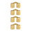 4Pcs Copper Barrel Hinges Hidden Hinge Design, Easy Installation for Wooden Doors and DIY Projects 2