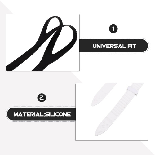Silicone Diving Mask Strap 2 pcs 2