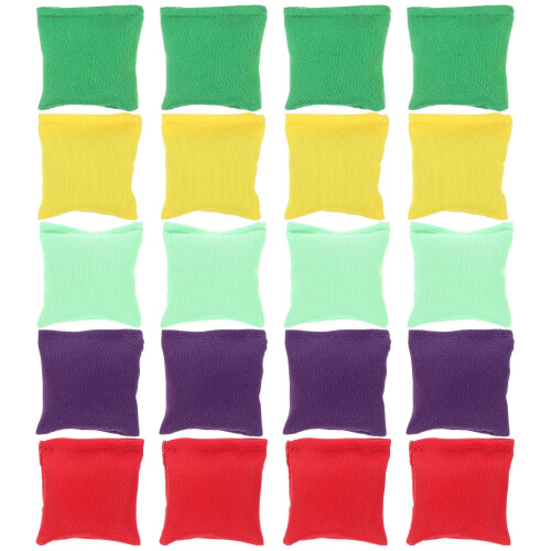 Toss Game Bean Bags Assorted Colors 20 Pieces 1