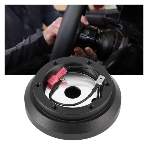Steering Wheel Quick Release Hub SRK100H for Mitsubishi Eclipse, BallLock Adapter with Fast Detachment 1