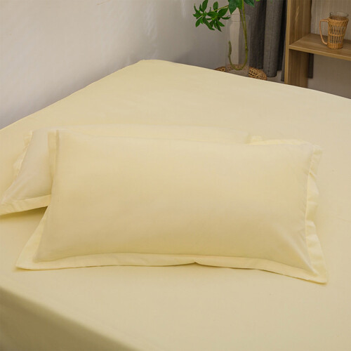 Solid Color Polyester Pillowcase 18.9"x29.1", Soft, Breathable, Durable – Ideal for Bedroom Decor & Sleep Essentials 2
