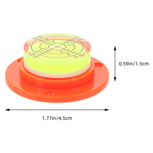 ULTNICE Level Bubble Indicator Acrylic Circular Level 1Set for RVs and Turntables 1