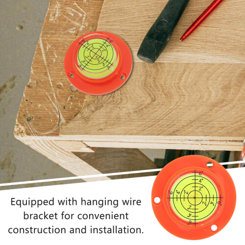 ULTNICE Level Bubble Indicator Acrylic Circular Level 1Set for RVs and Turntables 2