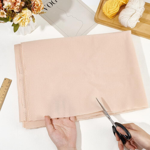 PapayaWhip polyester brushed doll fabric 100x150cm 2