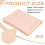 PapayaWhip polyester brushed doll fabric 100x150cm 8