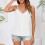Women's lace camisole V-neck thin strap  sleeveless-Mint S 6