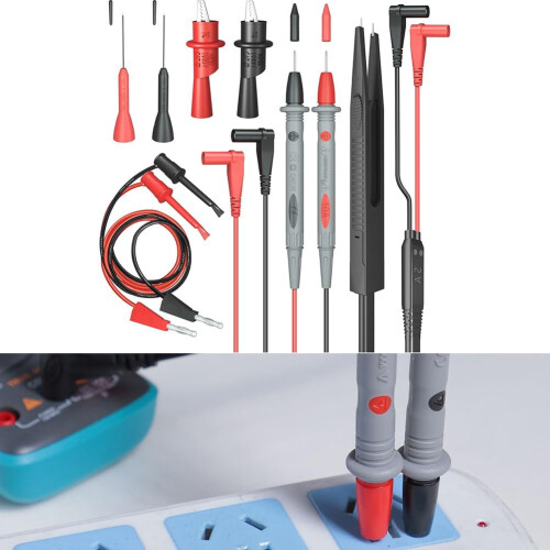 Electrical Multimeter Test Set With For Alligator Clip Test Hook Test Probe Kit 1