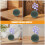 2 Pcs Foam Plants Simulated Flowers 8