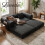 Levede Convertible Sofa Bed Sleeper 2 3 Seater Folding Floor Couch Small Space 6