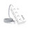 Multi-Socket Expander Surge Protector with 8 AC Outlets and 2