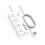 Multi-Socket Expander Surge Protector with 8 AC Outlets and 3