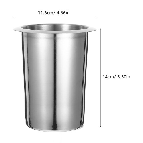 Stainless Steel Utensil Holder Silver 1