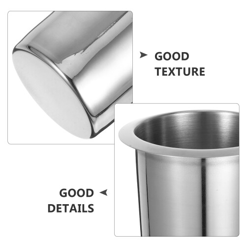 Stainless Steel Utensil Holder Silver 2