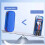 Large Capacity Pencil Case Cute Pencil Bag Practical Pen Holder (Blue) 4
