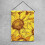 Gartenflagge mit nahtlosem gelbem Sonnenblumenmuster, doppelseitig 4