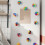 12 Pcs Glass Strong Refrigerator Magnets Rainbow Pattern Round Fridge Decor 5