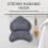 Extra Thick Large Bath Pillow with Neck,Back,Head Support for Bathtub, Spa, Soaking Gray(21''x17'') 5