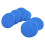 Wax Applicator Pads Blue 6 pcs 5 x 5 x 0.4 in 4