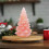 Mini Christmas Tree Pink Crystal 3.3 in 3