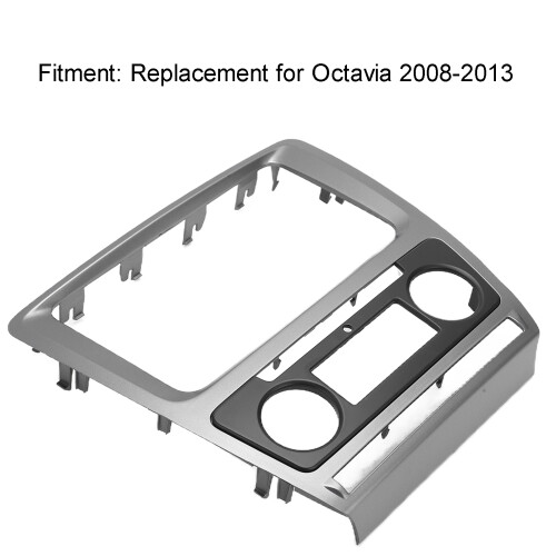 2Din Car Stereo Fascia Frame Dash Panel Fit Octavia  Durable Plastic 2