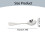 Stainless Steel Shell-Shaped Sugar Spoon 1 Piece 3