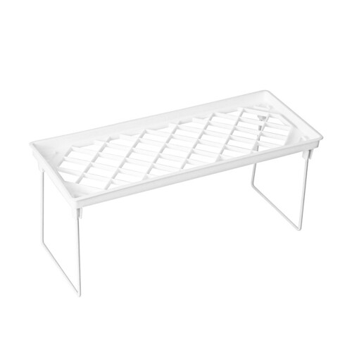 Stackable Multi-Function ABS Metal Shelf Cabinet – White, L/M/S Sizes 2