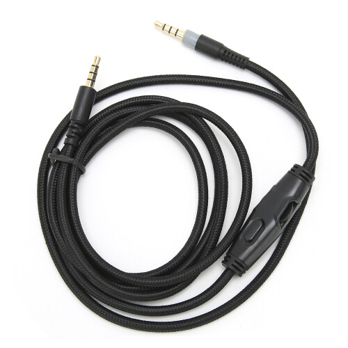 3.5mm Audio Cable with Volume Control for HyperX Cloud (1.5m, Black) 1