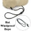 Adjustable Hat Strap Clips with Cord Locks 1 Pair 3