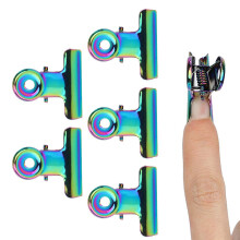 5x Stainless Steel Nail Clips Easy Shape for Gel and Acrylic Nails Pincher Tool