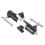 1Pack Adjustable U-shape Flashlight Holder Lamp Mount Bracket for Photographers 5.82x3.14x1.18in 4