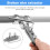 1Pc Stripped Screw Extractor Metal Broken Pipe Extractor Tool Practical Damaged Screw Extractor Easy Out Bolt Extractor for Damaged Water Pipe 4