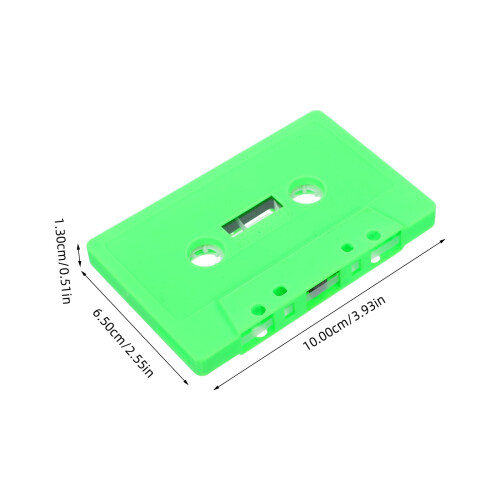 2Pcs Music Cassette Box Storage Holders Rectangular Plastic Materials For Office Use 1