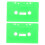2Pcs Music Cassette Box Storage Holders Rectangular Plastic Materials For Office Use 7