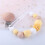Silicone and Wood Pacifier Clip with Teething Beads 6