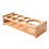 Water Glass Holder Bamboo 1Pack 10.2x4in 3