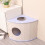 Enclosed Cat House Bed – Scratch Resistant, 6