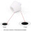 2pcs Silicone Bathtub Plug Silicone Sink Plug Spiral Taper Plug 4