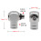 Tauch-LP-Adapter 360-Rotation, Messing verchromt 2