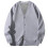 Herren-Strickjacke mit Fleecefutter, V-Ausschnitt, einfarbig 2