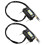 Motorcycle License Plate Light Black 2 Pcs 3