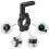 Motorcycle Multiunction Handlebar Mount Multifunction Motorcycle Handlebar Extension Bracket set for Lights & Navigatio 2