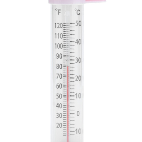 Pink Animal-Shaped Plastic Floating Pool Thermometer, 8x22cm 1