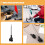 2 Pcs Stroller Umbrella Holder Clamp for Modified Flagpole Riding Bracket 7