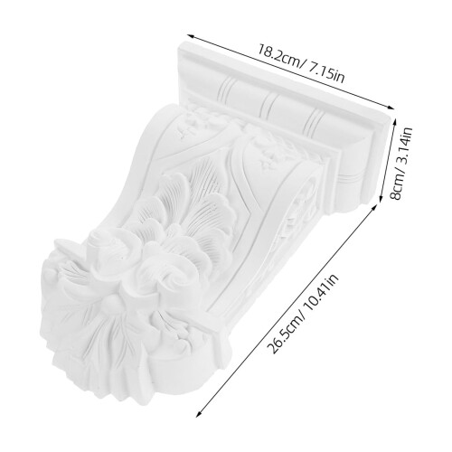 White PU Decorative Corbels for Ceiling and Garden 2