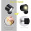 Set of 2 Wireless LED Wall Lights Remote Touch Dimmable USB Rechargeable 5