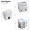 Digital Wattmeter 230V 5(100)A Power Energy Meter Din Rail Voltage Current Meter 8