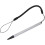 2pcs Resistive Stylus Pen with Spring Cord for POS PDA Touch Screen 2